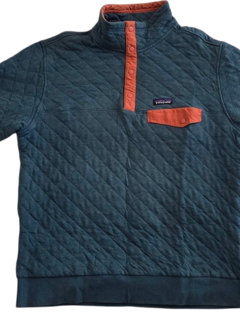 Patagonia Men's Organic Cotton Quilt Snap-T Pullover - NWOT - Large